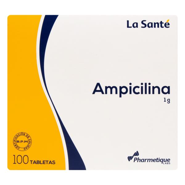AMPICILINA 1 GR 100 TABLETAS LS