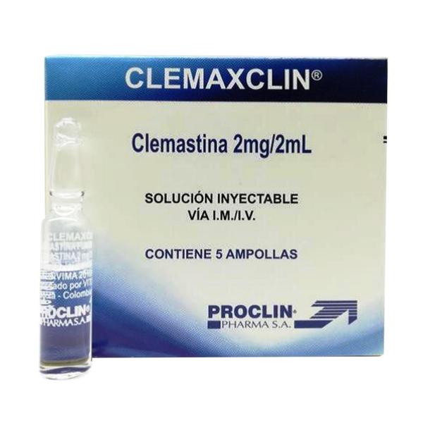 CLEMAXCLIN 2MG/2ML SOL.INY. 5 AMPOLLAS