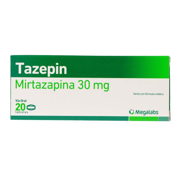 TAZEPIN 30 MG 20 TABLETAS