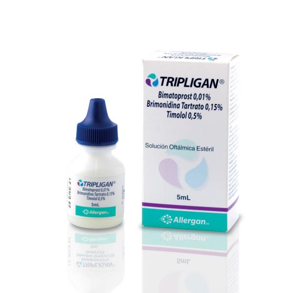 TRIPLIGAN 5MG SOLUCION OFTALMICA