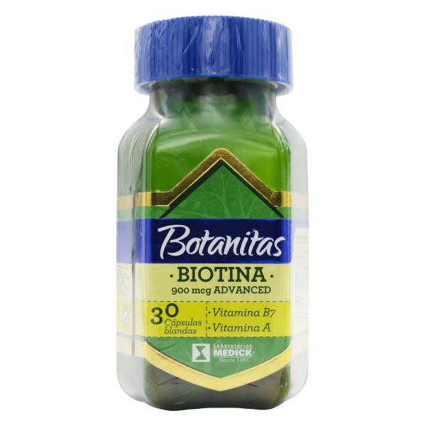 BIOTINA 900MCG ADVANCED BOTANIT 30CAP