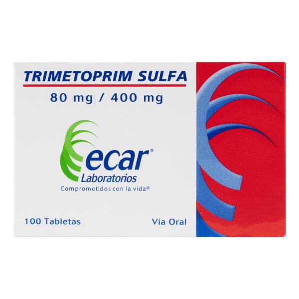 TRIMETOPRIM SULFA 80-400 100 TABLETAS EC