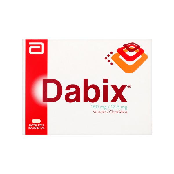 DABIX 160/12.5 MG. 30 TABLETAS