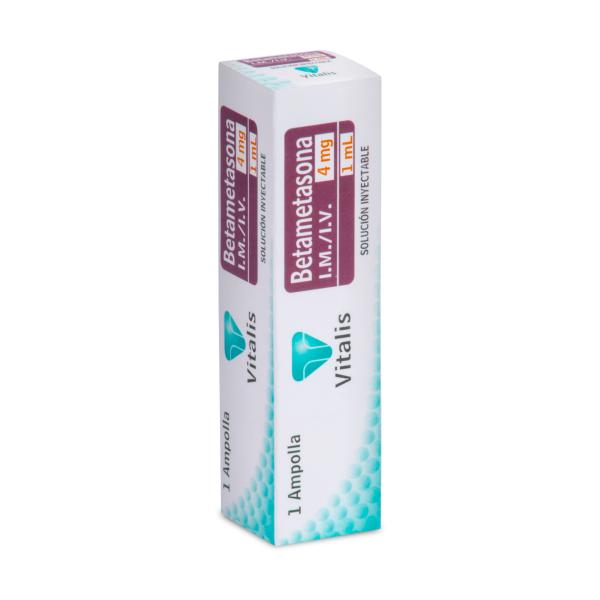 BETAMETASONA 4MG/1ML 1 AMPOLLA VT