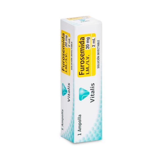 FUROSEMIDA 20MG/2ML 1 AMPOLLA VT