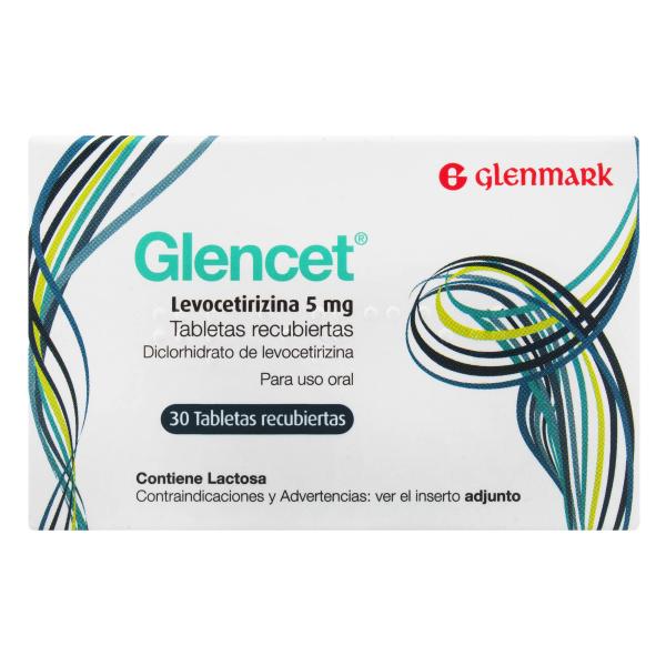 GLENCET 5 MG 30 TABLETAS(PDB)