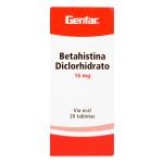 BETAHISTINA 16 MG 20 TABLETAS GF
