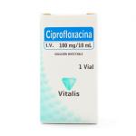 CIPROFLOXACINA 100MG/10 ML 1 AMPOLLA VT