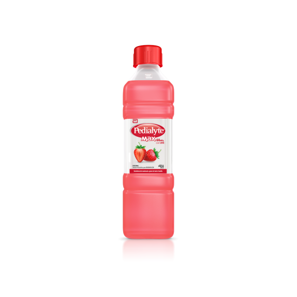 PEDIALYTE MAX ZINC 60 FRESA 500 ML(PDC)
