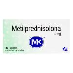 METILPREDNISOLONA 4 MG 30 TBS MK