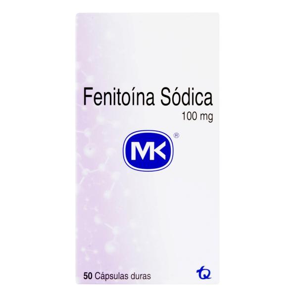 FENITOINA 100 MG 50 CAPSULAS MK