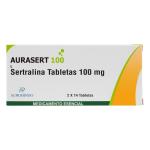 SERTRALINA AURASERT 100 MG 28 TABLETAS
