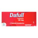 DAFULL (TADALAFILO) 20 MG 4 TABLETA
