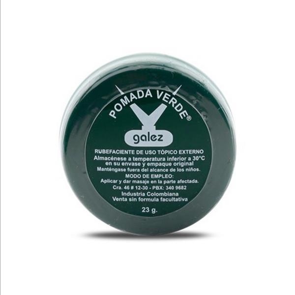 POMADA VERDE GALEZ 23 GR