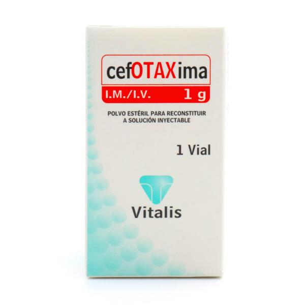 CEFOTAXIMA 1 G 1 AMPOLLAS VT