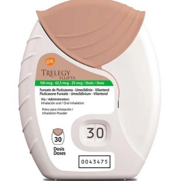 TRELEGY ELLIPTA 100/62.5/25MG 30DO.(PAE)