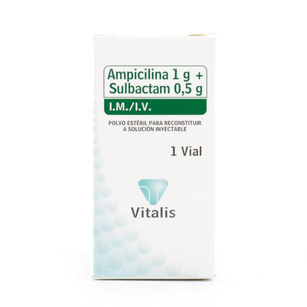 AMPICILINA+SULBACTAM 1AMP 1.5GR. VT