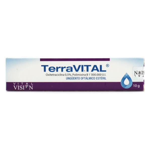 TERRAVITAL UNGUENTO OFTALMICO 10 GR VT