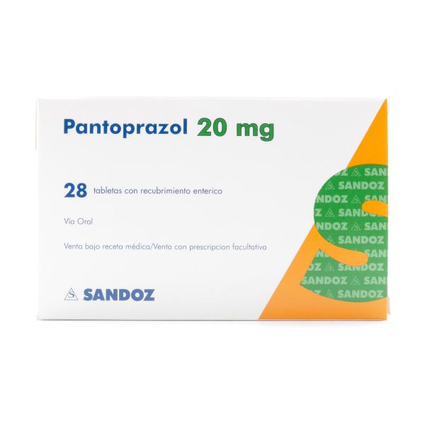 PANTOPRAZOL 20MG 28TBS GASTRORRESISTENTE