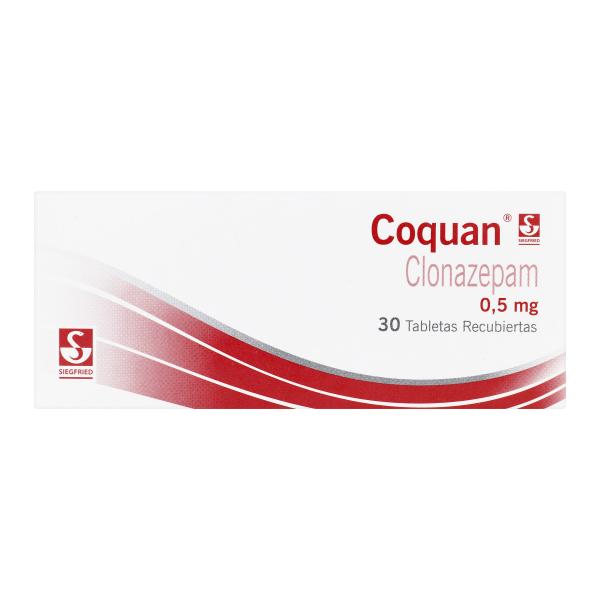 COQUAN CLONAZEPAM 0.5 MG CAJA 30TBS (C)