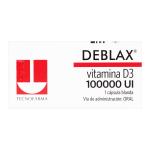 DEBLAX VITAMINA D3 100000 UI 1 CAP.(PAE)