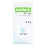 ACICLOVIR 250 MG 1 AMPOLLA VT