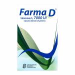 FARMA D 7000 UI(VITAMINA D3) 8 CAP