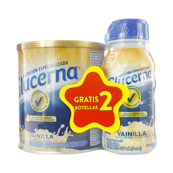 GLUCERNA VAINILLA 400 GR+2GLU RPB 237