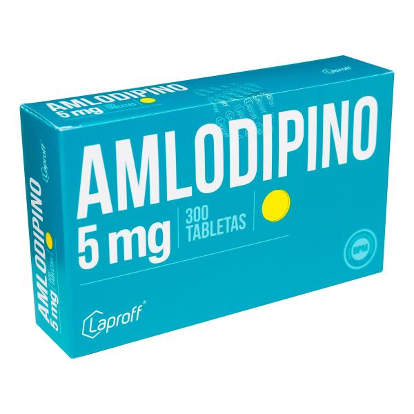 AMLODIPINO 5 MG 300 TBS LP