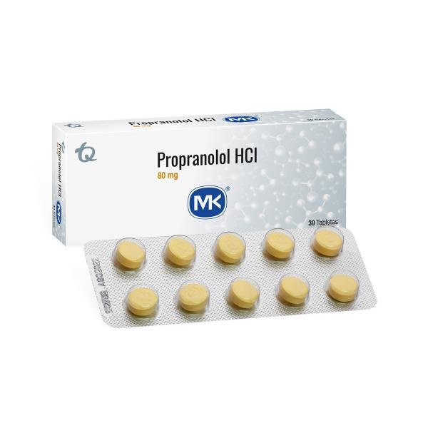PROPRANOLOL HCL 80 MG 30 TBS MK