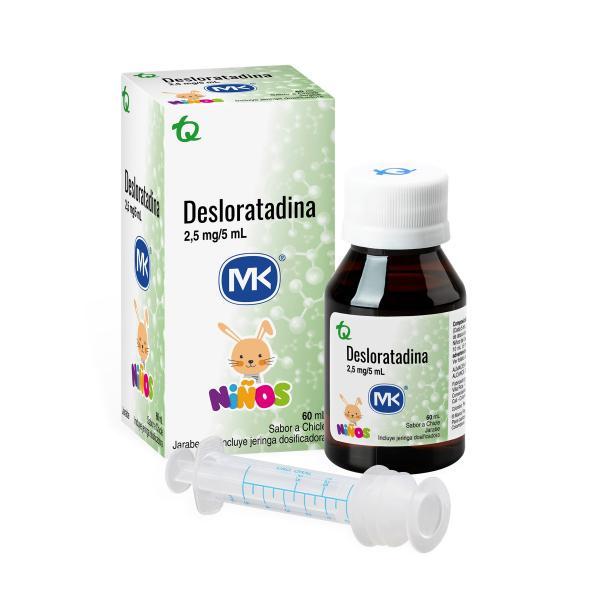 DESLORATADINA 2.5MG/5ML JBE 60ML MK