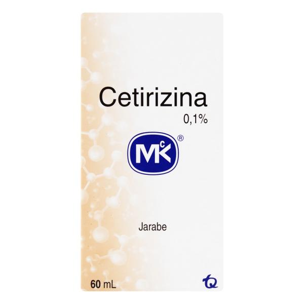 CETIRIZINA 0.1 JARABE+DOS 60 ML MK