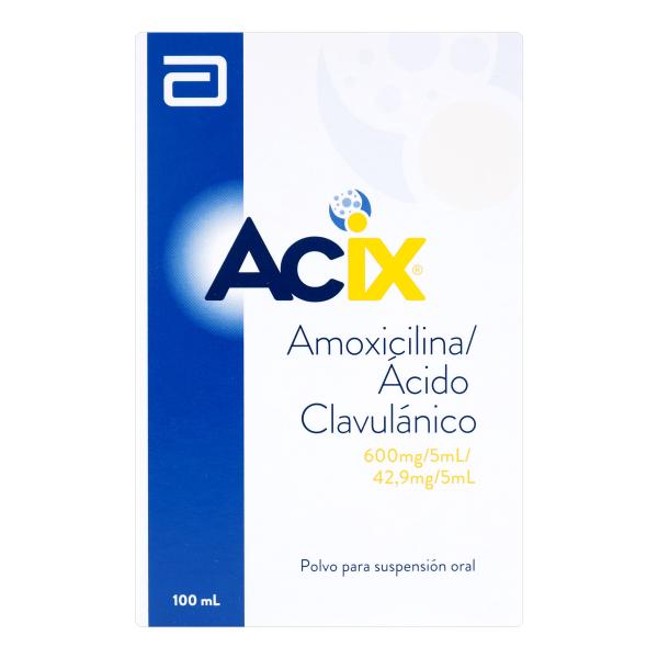 ACIX 600/42.9MG/5ML SUSPENSEN.100ML(PAE)