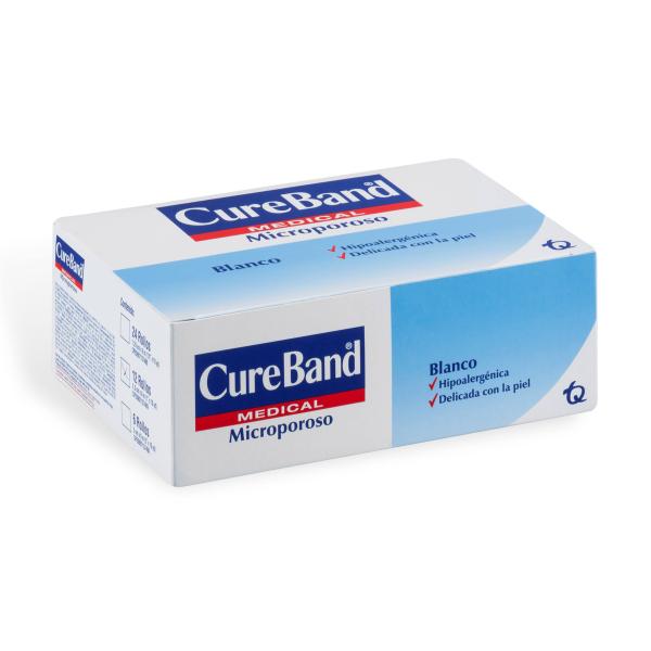 MICROPORE BLANCO CURE BAND BOL 1X10Y