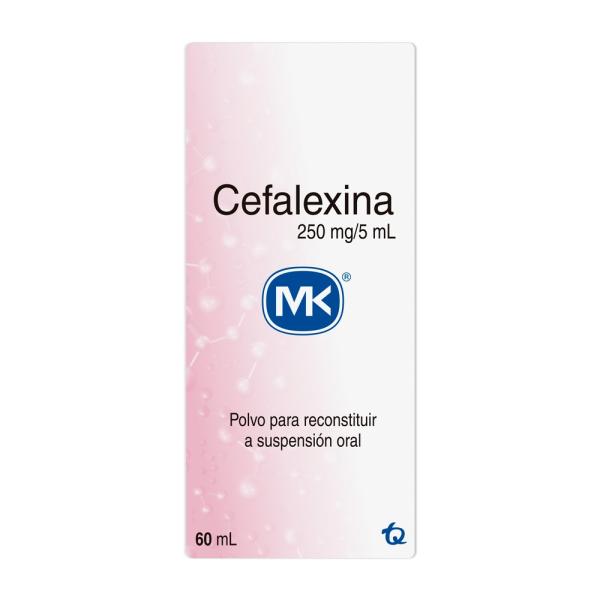 CEFALEXINA 250MG/5ML FCO X 60 ML MK