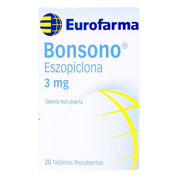 BONSONO 3 MG 20 TABLETAS