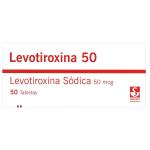 LEVOTIROXINA 50 MCG 50 TBS