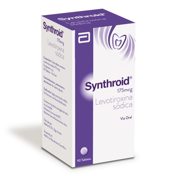 SYNTHROID 175 MCG 90 TABLETAS (PDB)
