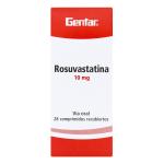 ROSUVASTATINA 10MG 28 TABLETAS GF(PAE)