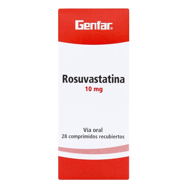 ROSUVASTATINA 10MG 28 TABLETAS GF(PAE)