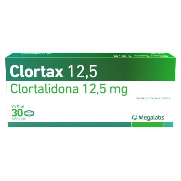 CLORTAX 12.5 MG 30 TABLETAS
