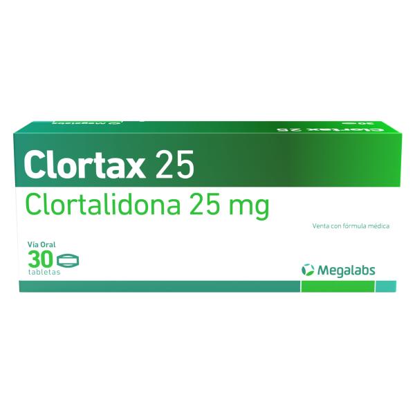 CLORTAX 25 MG 30 TABLETAS