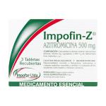 IMPOFIN-Z (AZITROMICINA 500 MG) 3TBS REC