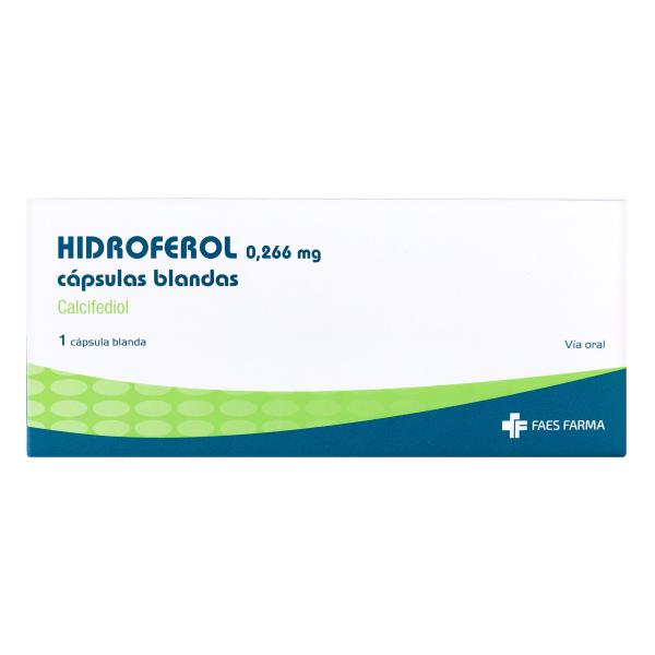 HIDROFEROL 0.266 MG 1 CAP.BLANDA