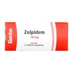 ZOLPIDEM 10 MG 14 TABLETAS GF(C)