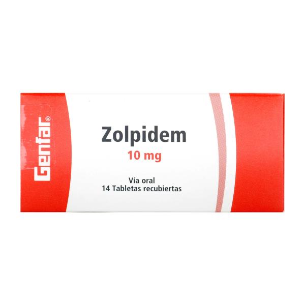 ZOLPIDEM 10 MG 14 TABLETAS GF(C)