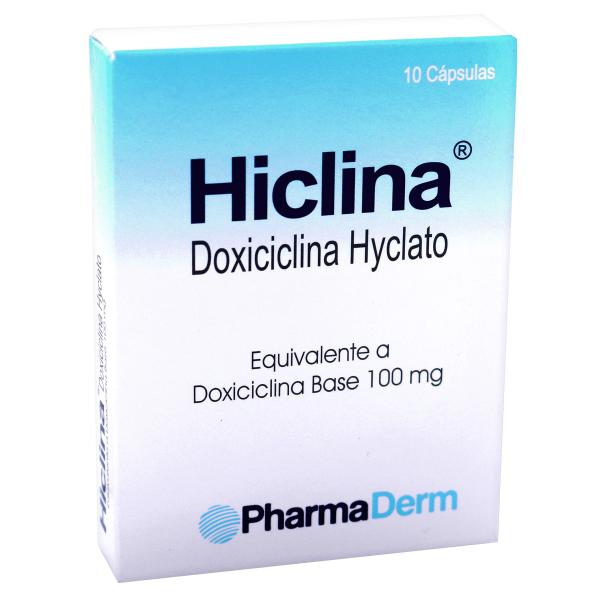 HICLINA 100 MG 10 CAPSULAS