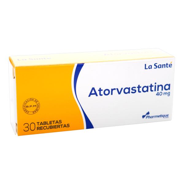 ATORVASTATINA 40 MG 30 TBS LS