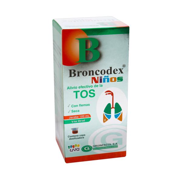 BRONCODEX JARABE NINOS 120 ML