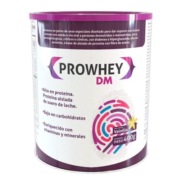 PROWHEY DM VAINILLA 400 GRAMOS